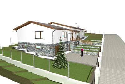 Casa mediteraneana  cu 1000 mp teren  zona Salistea Noua comision 0% - 19