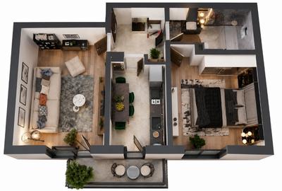 Apartament 2 camere decomandat intabulat mutare imediata - 8