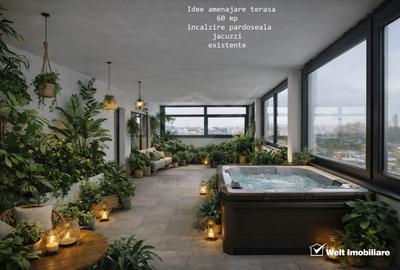 Penthouse superb, Zorilor Sud - Europa, panorama deosebita, 2 parcari subterane - 13