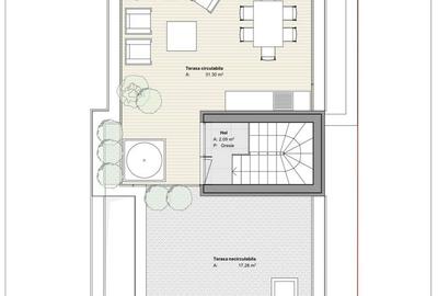 Casa individuala - 149 mp util - terasa rooftop cu jacuzzi de 32 mp - 26