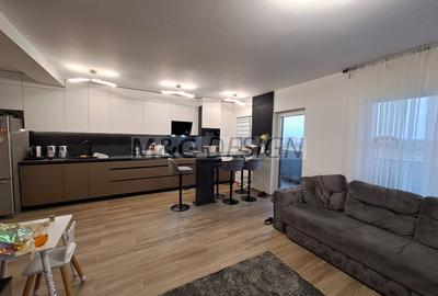 3 camere  bloc nou, 80 mp utili , balcon de 20 m - 17