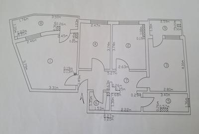 Aparatment 3 camere decomandat, zona Micro 17, etaj 2/4 - 15