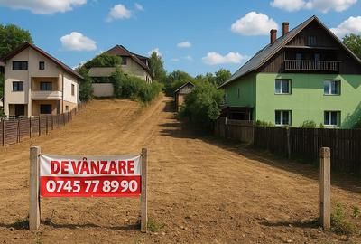 Teren 1000 mp, intravilan, deschidere 25 ml - stradal - Stafanesti - 1