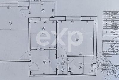 Apartament cu 2 camere decomandat în Rovine