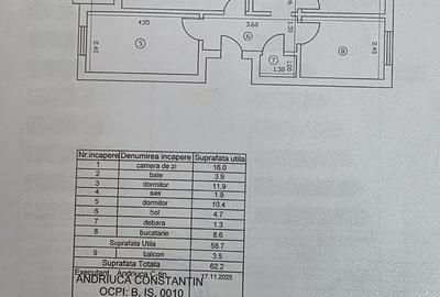 Apartament cu 3 camere decomandat în Tătărași
