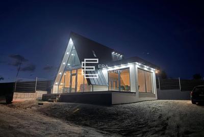 Casă nouă la cheie, tip A-frame, intabulată, în Șura Mare - 13