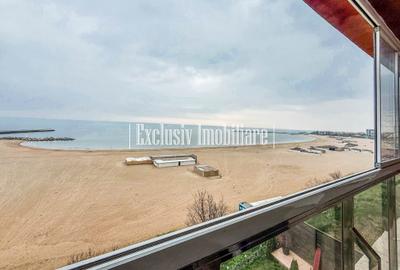 Vedere Frontala la Mare si Plaja la Picioare - Apartament cu Parcare Privata - 6