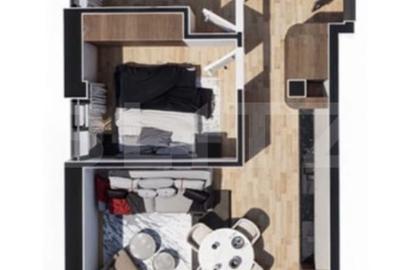 Apartament 3 camere, 56mp, intermediar, lift, parcare, priveliste, Baciu - 1