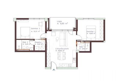 Apartament 3 camere de vanzare in Centru, Cluj Napoca - 8