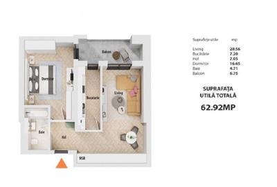 De vanzare apartament 2 camere  Politehnica - 9