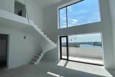 REA1028694 Penthouse Barbu Vacarescu - vedere catre lac