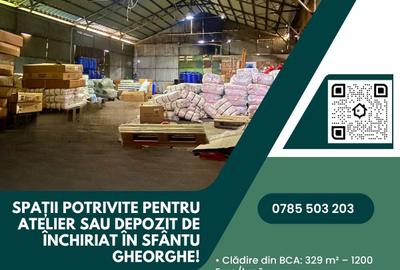 Spații potrivite pentru atelier sau depozit de închiriat în Sfântu Gheorghe! - 1