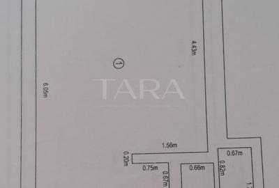 Garsonieră luminoasă, 23 mp, Someșeni – Preț avantajos. - 1