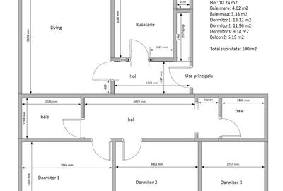COMISION 0% | Apartament 4 camere | 88.99 mp | 2 bai | Steaua - 17
