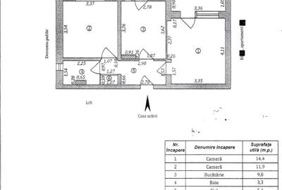 Apartament 2 camere decomandat Micro 18 - 8