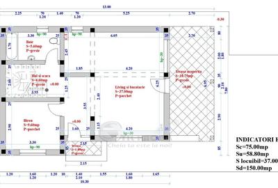 Teren cu autorizatie pentru vila 5 camere, 3 bai, P+1E, de vanzare in Valea Adan - 3
