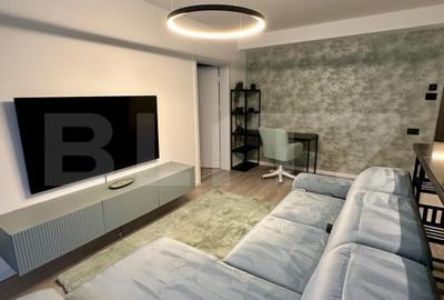 Apartament cu 2 camere semidecomandat, mobilat în Semicentral