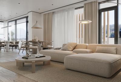 Penthouse cu 3 camere decomandat în Răcădău