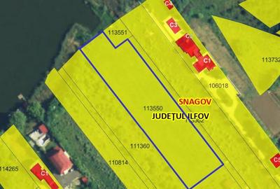 Teren Construcții intravilan de 7100 mp, în Snagov
