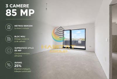 Apartament cu 3 camere decomandat în Central