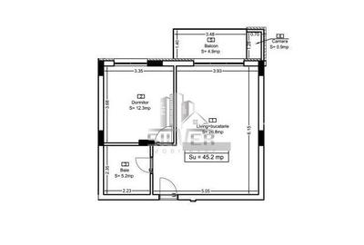Apartament cu 2 camere/45.2 mp/CF/imobil calitativ. - 6