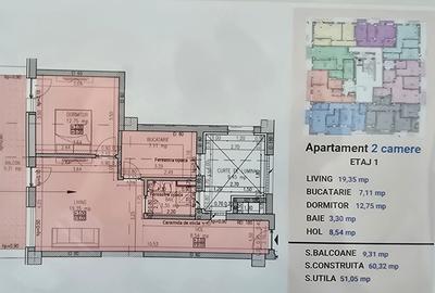 De vanzare Apartament 2 camere - Sisesti -Baneasa - Comision 0% - 19
