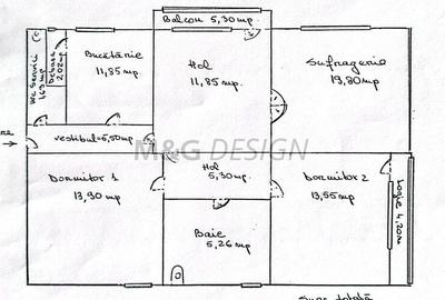 4 camere, 2 bai, 2baloane, CENTRALA PROPRIE, boxa - 2 min de Tribunal - 26