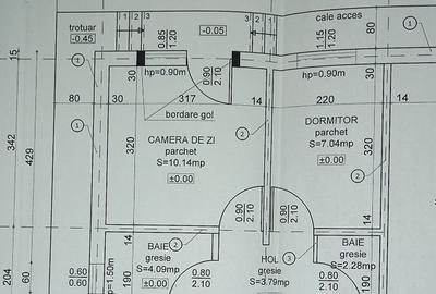 Se vinde locuință formată din 2 camere parter - 1