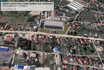 Teren 1700mp,  Oportunitate Comerciala, Central Popricani - 1