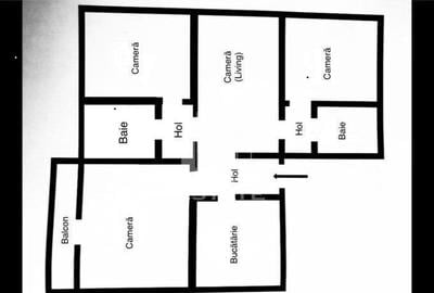 Apartament cu 4 camere, 2 bai, etaj intermediar, zona Soarelui - 7
