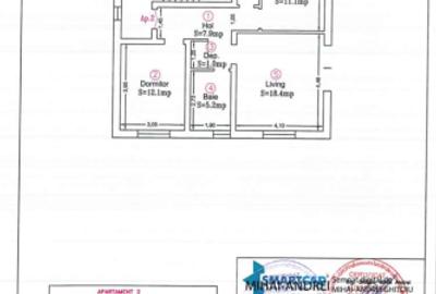 Apartament decomandat 2 camere + curte+2 locuri parcare - 16