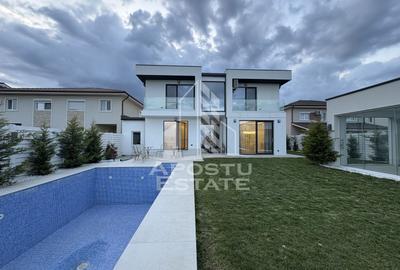 Vila de lux cu piscina incalzita de vanzare in Mosnita Noua | 4 camere - 2