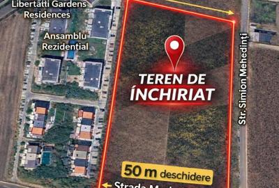 Teren de inchiriat 9810mp, situat la strada asfaltata  Marin Preda - 2