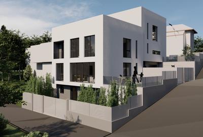 Duplex semifinisat cu view,  123 mp,  teren 226 mp, zona Stejarului - 1