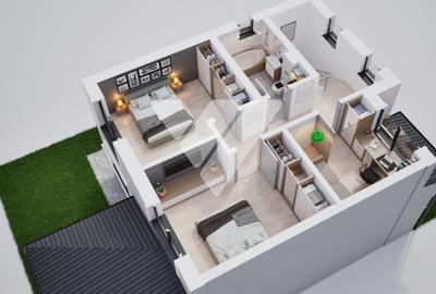 Casa 4 camere tip duplex si teren 300 mp - Sura Mica Sibiu - 7