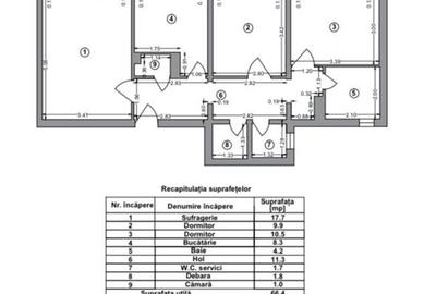 Apartament 3 camere Tineretului/ 2 bai - 10