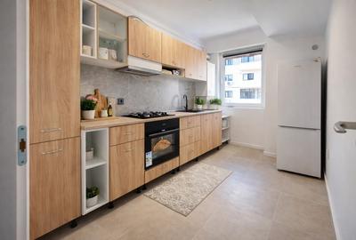 Apartament cu 3 camere decomandat, mobilat în Frumoasa