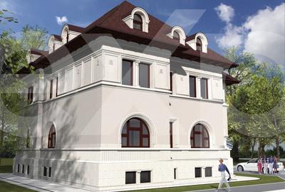 Vila cu arhitectura deosebila de vanzare- Primaverii- televiziune - 3