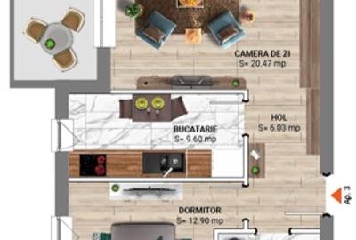Apartament spatios in blco nou, finalizat, langa Padurea Baneasa - 4