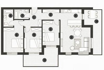 Apartament 4 camere | Finisaje de LUX | Bloc nou - Barbu Văcărescu - 6