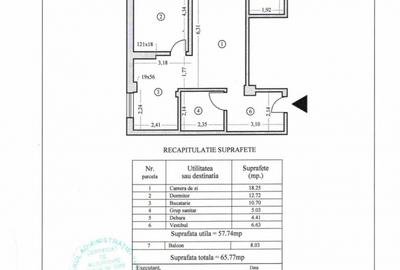 Apartament 2 camere | Rin Grand Residence | 58mp | Parcare |  Delta Văcărești - 13
