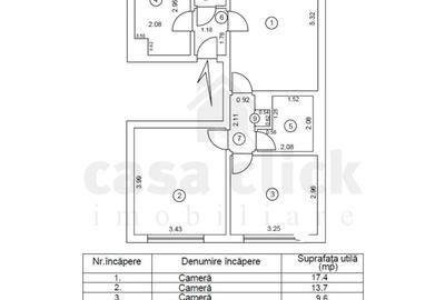 Apartament cu 3 camere – etaj intermediar, zonă ultracentrală Spicu - 10