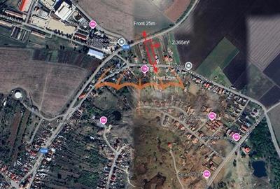 Teren de vanzare intravilan  Turda, 2.365m²/88€ m² - 2