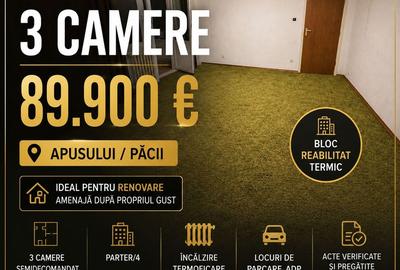 De vanzare apartament 3 camere Gorjului/Apusului A258 - 1