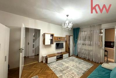 Apartament cu 3 camere semidecomandat, mobilat în Valea Rosie