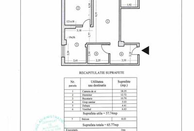 Apartament 2 camere | Rin Grand Residence | 58mp | Parcare |  Delta Văcărești - 13