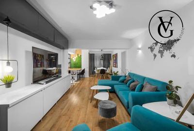 Apartament cu 3 camere semidecomandat, mobilat în Cotroceni