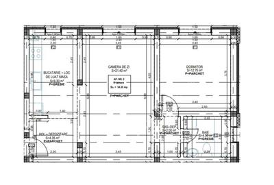 Apartament intabulat 2 camere decomandate si loc parcare in Talmaciu - 6