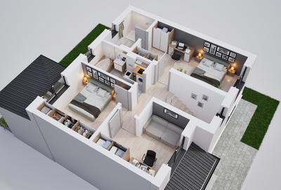 Duplex cu design premium și grădină proprie - 4