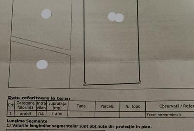 Teren de vanzare Savadisla 1400mp front la 2 drumuri - 3